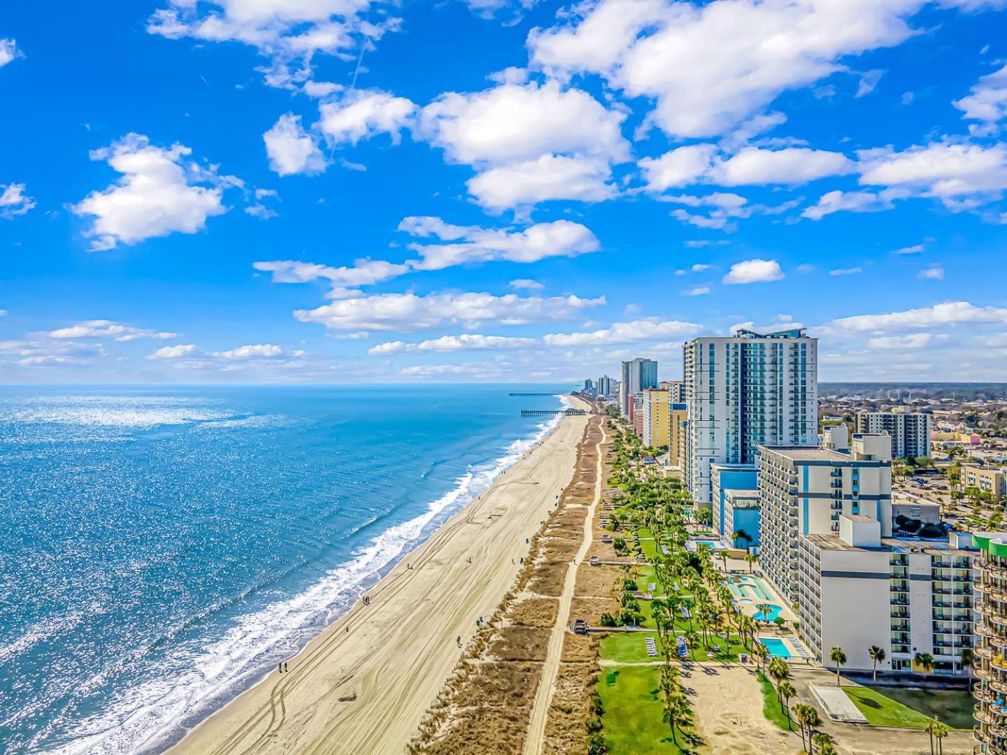 Ocean View Double Suite! Sleeps 4 Meridian Plaza 705 Myrtle Beach Bagian luar foto