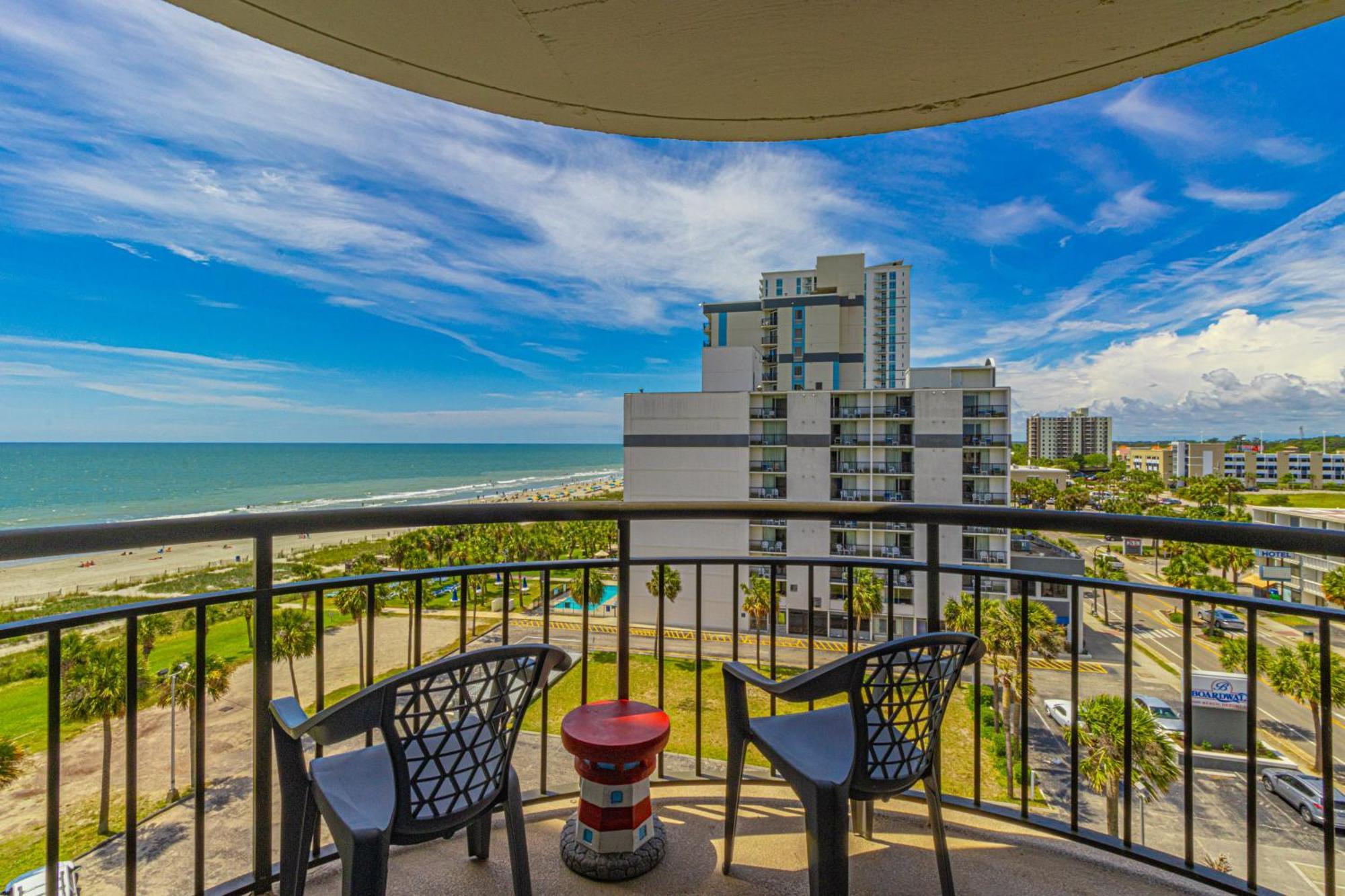 Ocean View Double Suite! Sleeps 4 Meridian Plaza 705 Myrtle Beach Bagian luar foto