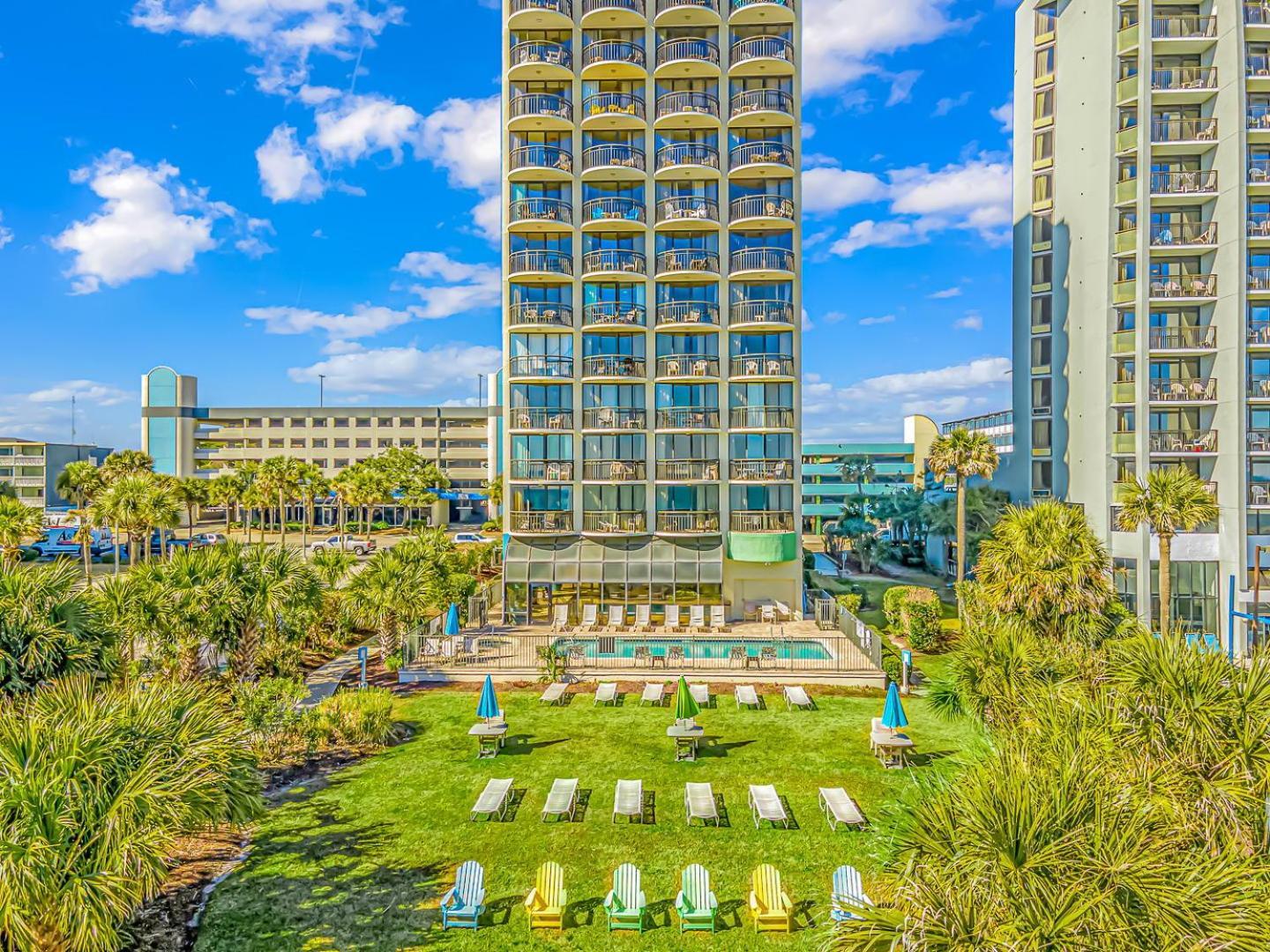 Ocean View Double Suite! Sleeps 4 Meridian Plaza 705 Myrtle Beach Bagian luar foto