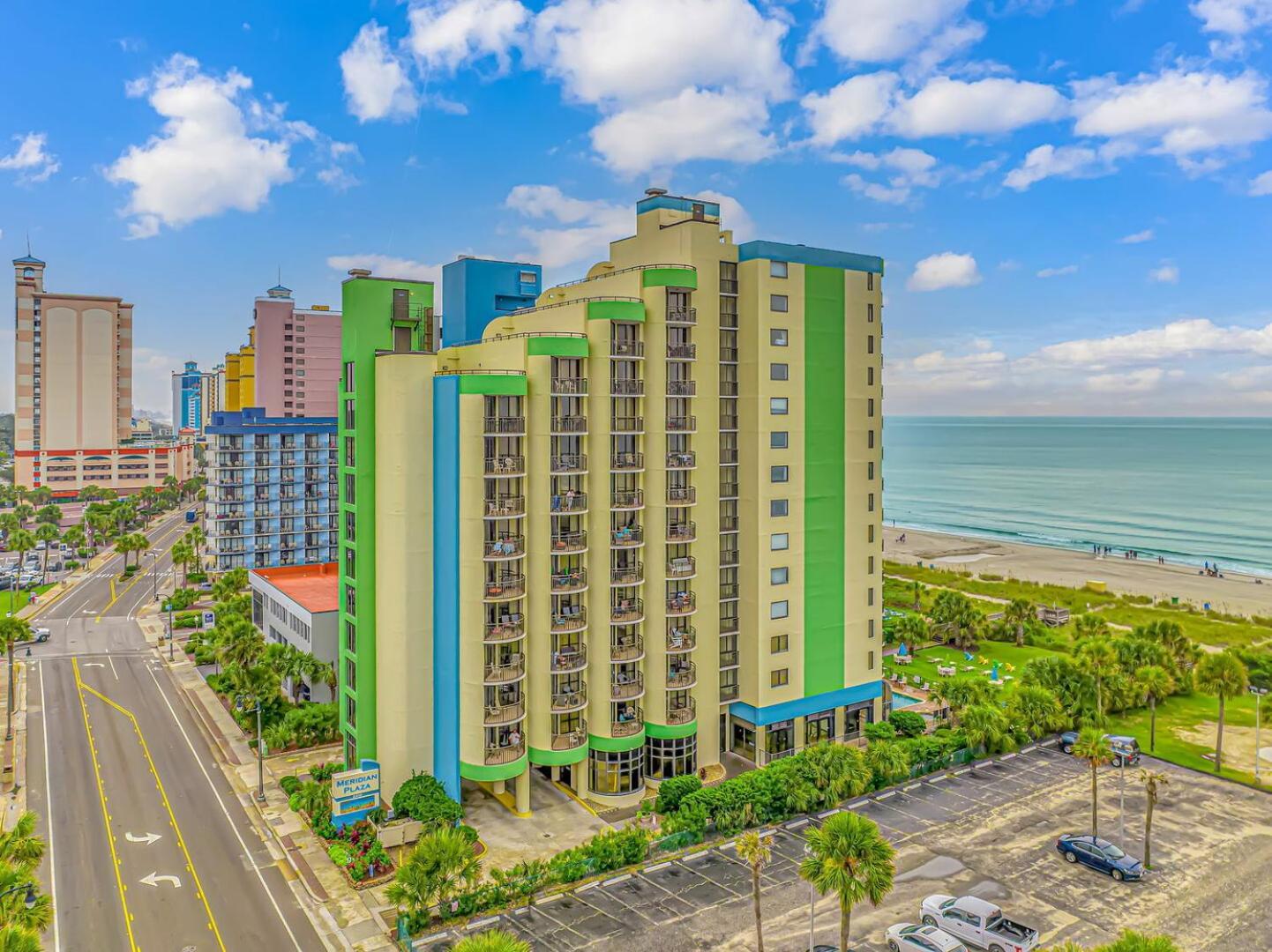 Ocean View Double Suite! Sleeps 4 Meridian Plaza 705 Myrtle Beach Bagian luar foto