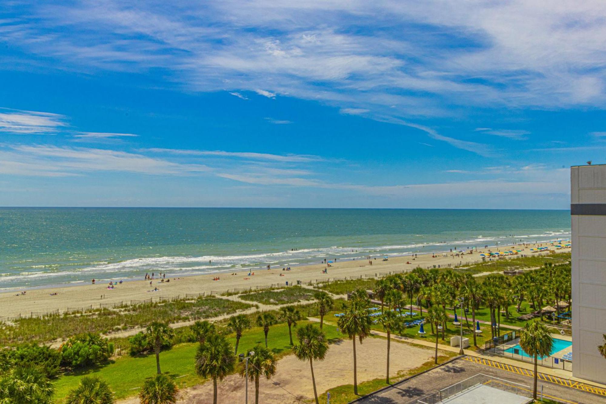 Ocean View Double Suite! Sleeps 4 Meridian Plaza 705 Myrtle Beach Bagian luar foto