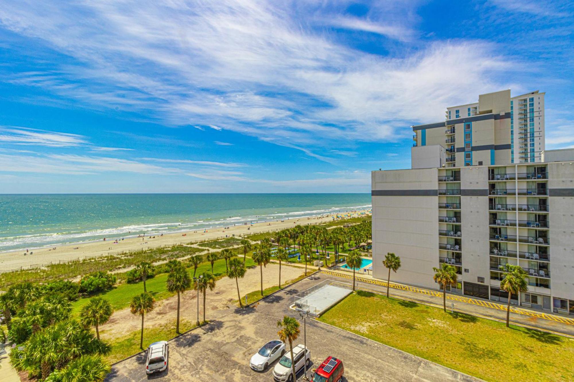 Ocean View Double Suite! Sleeps 4 Meridian Plaza 705 Myrtle Beach Bagian luar foto