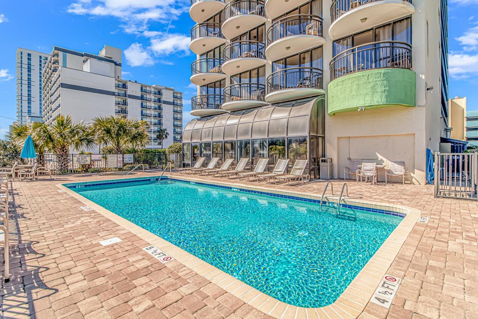 Ocean View Double Suite! Sleeps 4 Meridian Plaza 705 Myrtle Beach Bagian luar foto