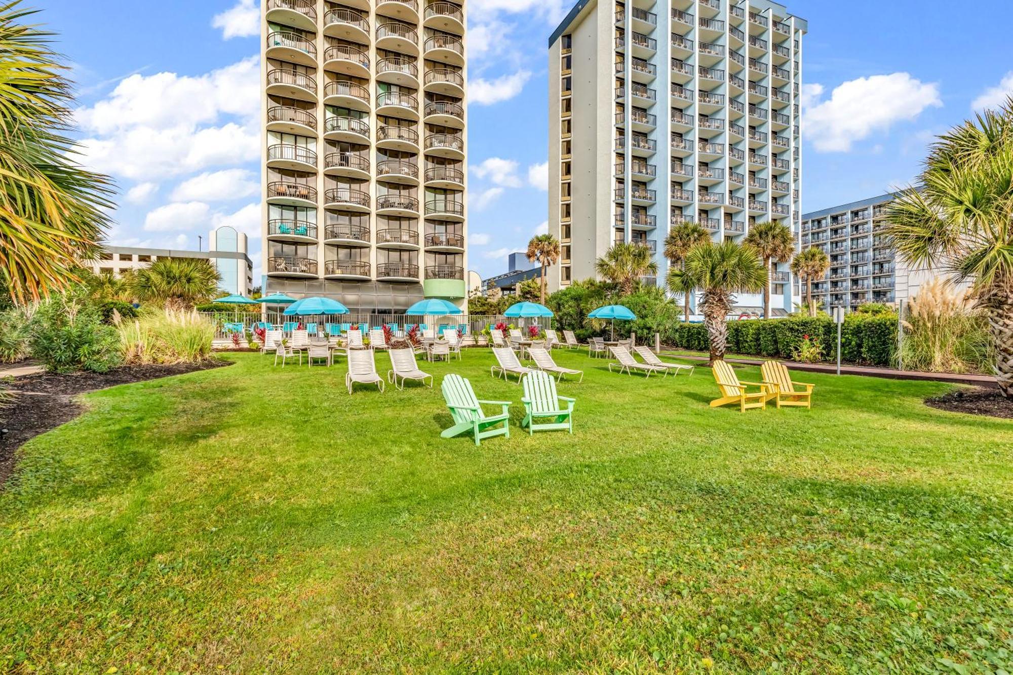 Ocean View Double Suite! Sleeps 4 Meridian Plaza 705 Myrtle Beach Bagian luar foto