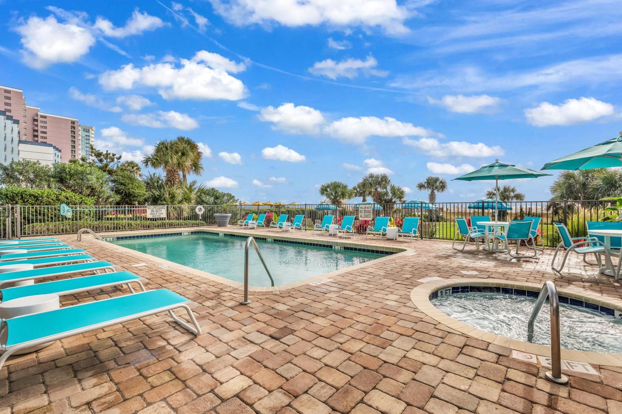 Ocean View Double Suite! Sleeps 4 Meridian Plaza 705 Myrtle Beach Bagian luar foto