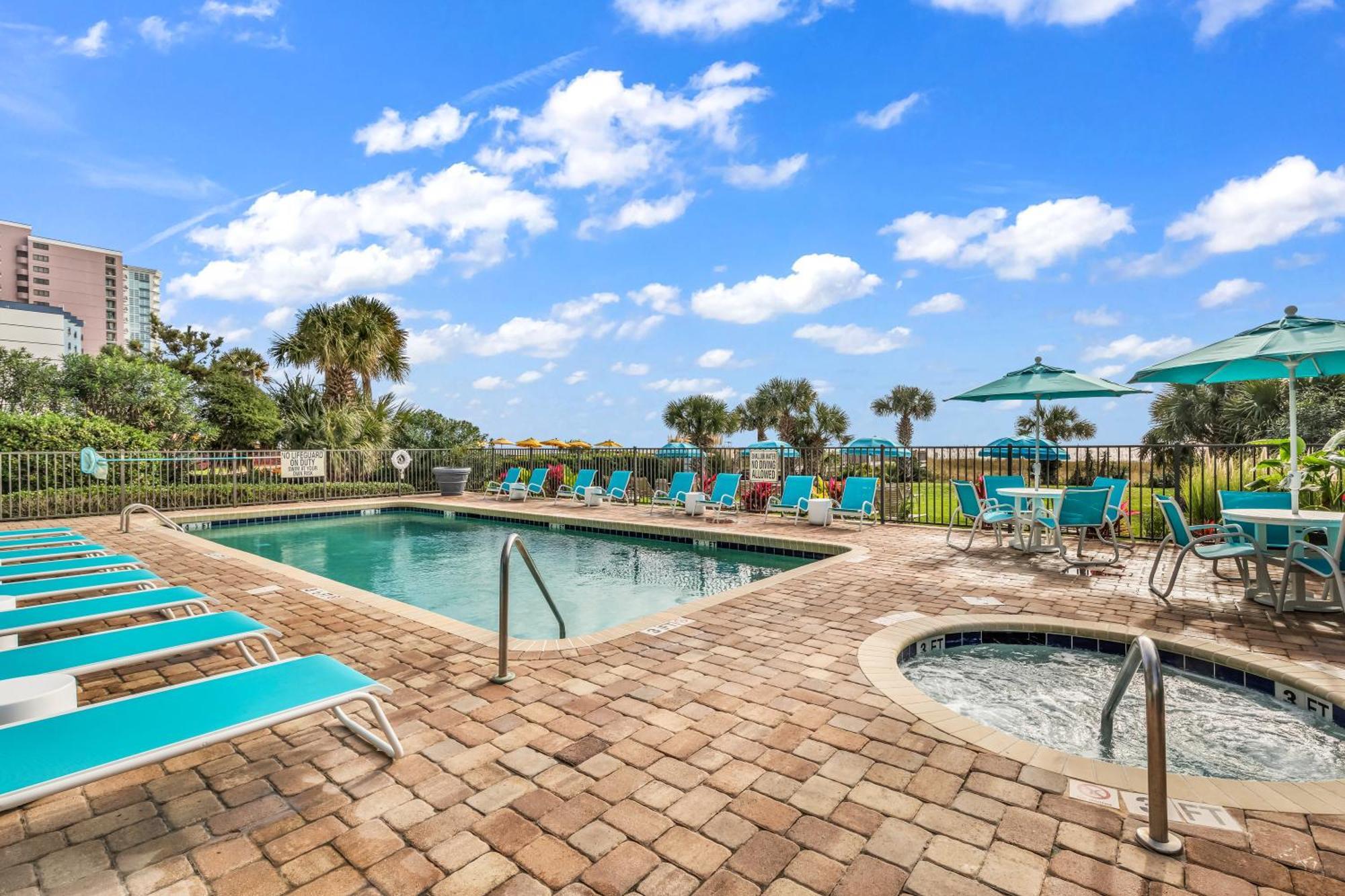 Ocean View Double Suite! Sleeps 4 Meridian Plaza 705 Myrtle Beach Bagian luar foto