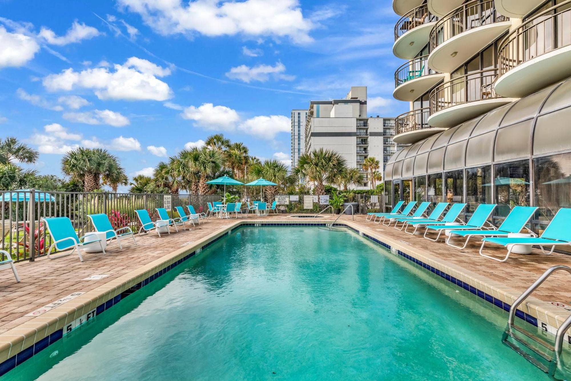 Ocean View Double Suite! Sleeps 4 Meridian Plaza 705 Myrtle Beach Bagian luar foto