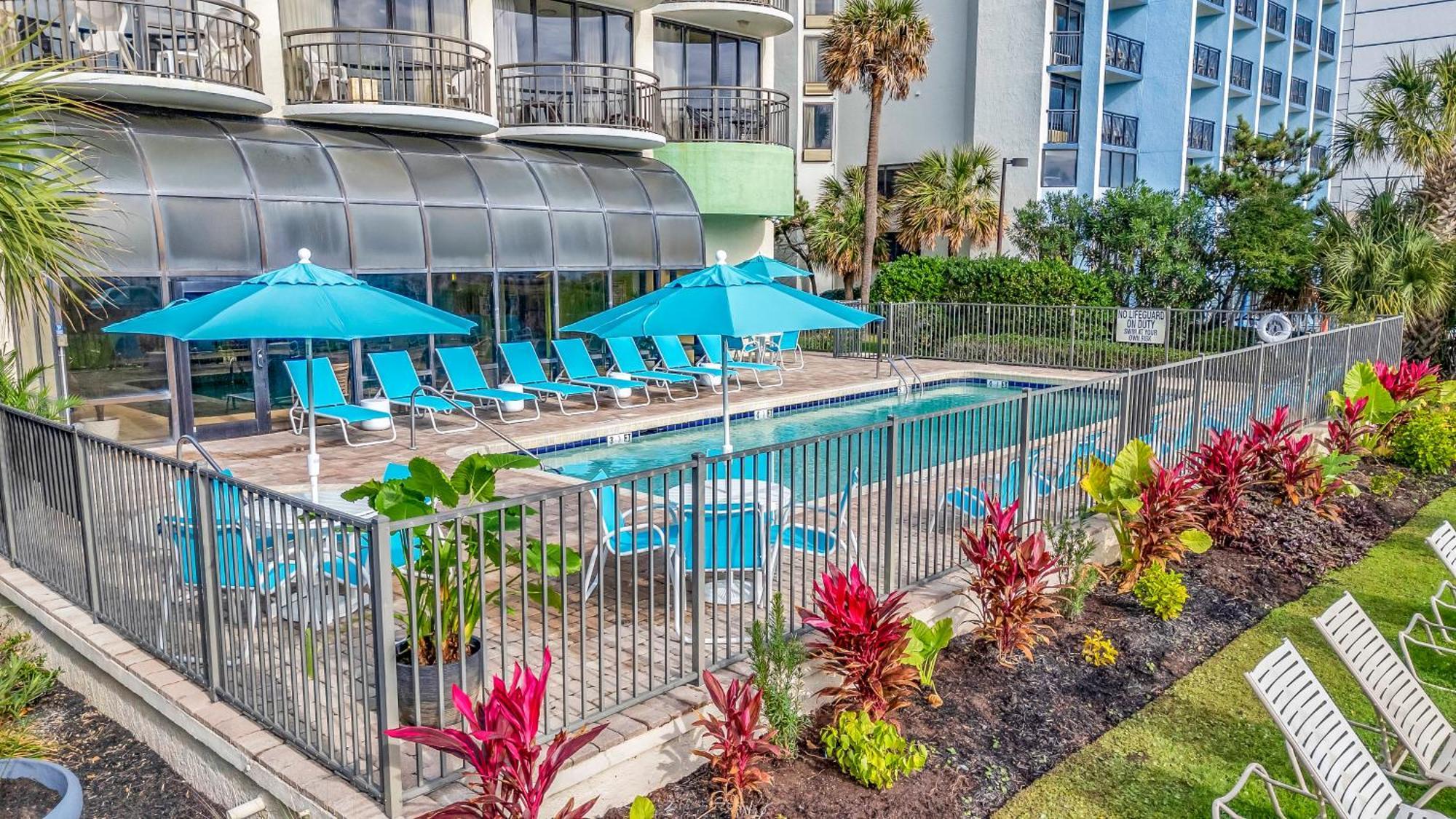 Ocean View Double Suite! Sleeps 4 Meridian Plaza 705 Myrtle Beach Bagian luar foto