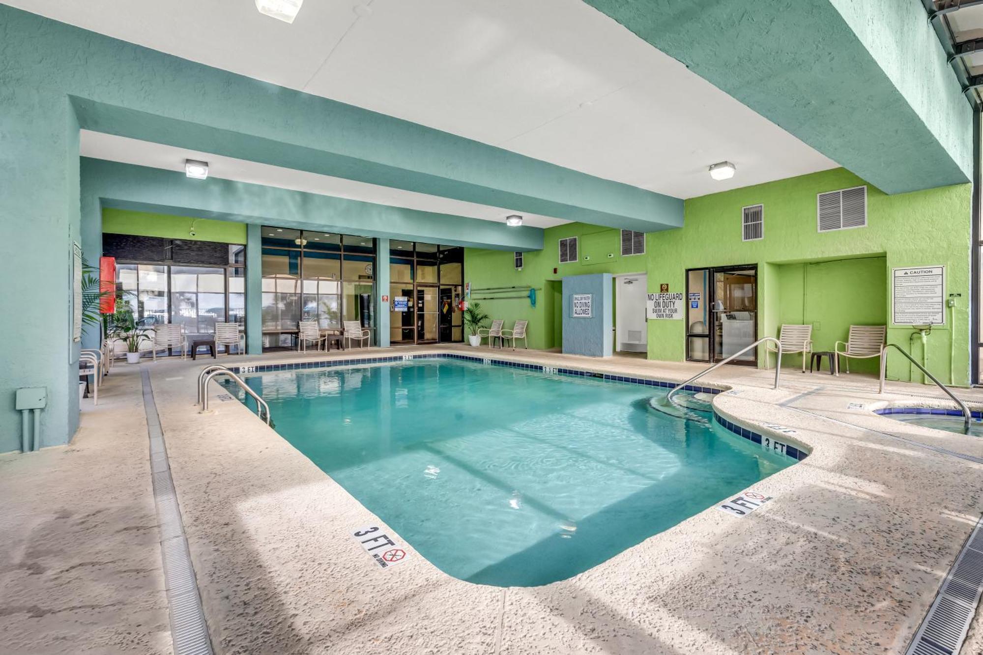 Ocean View Double Suite! Sleeps 4 Meridian Plaza 705 Myrtle Beach Bagian luar foto